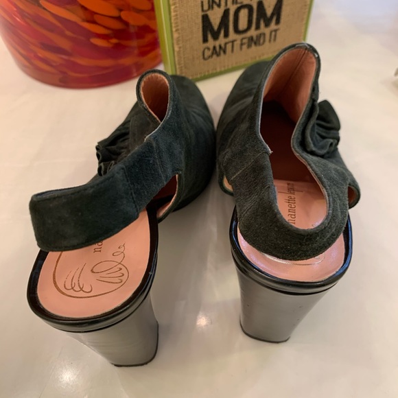 Suede Vintage Heels - Picture 4 of 9